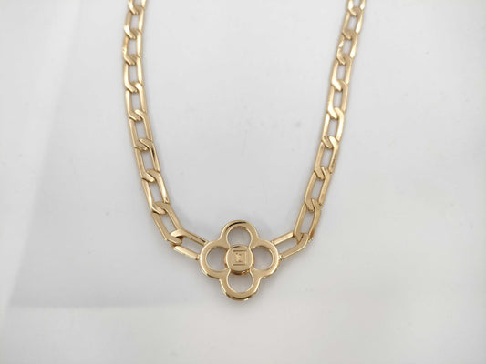 LOUIS VUITTON Louis Vuitton Corey Flower Power Necklace Gold M66092 LE0190 Necklace