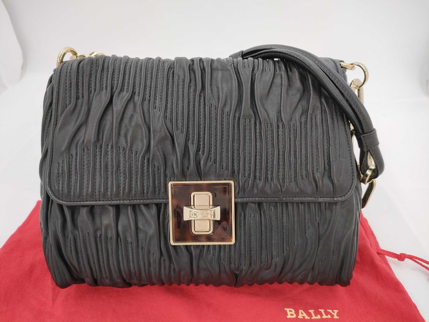 BALLY Leather Chain Shoulder Bag Accessories: Storage Bag Shoulder Bag