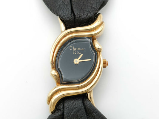 Dior 3021 Quartz Black Dial Women's Watch