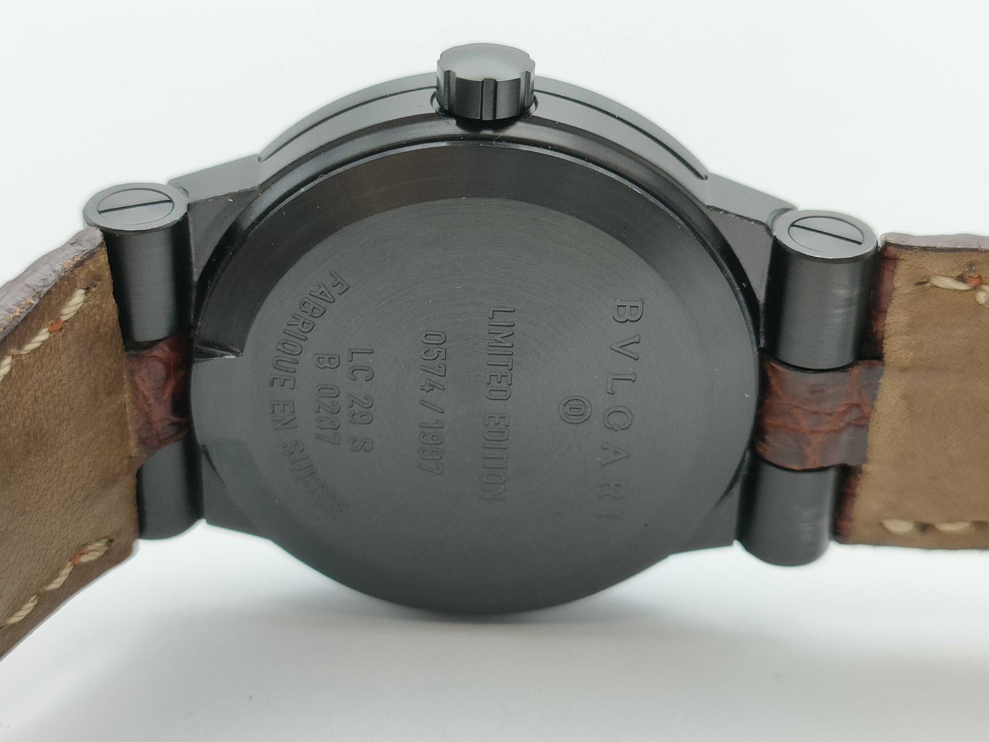 BVLGARI Diagono Sport LC29S B0287 Automatic White Dial Hong Kong Handover Commemorative Model Men's Watch