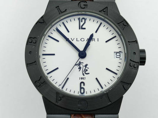 BVLGARI Diagono Sport LC29S B0287 Automatic White Dial Hong Kong Handover Commemorative Model Men's Watch