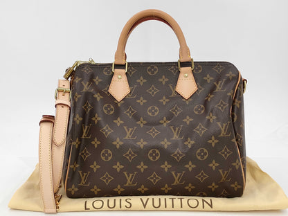 LOUIS VUITTON Louis Vuitton Monogram Speedy Banduriere 30 M46980 DU0111 Accessories: Storage Bag Shoulder Strap Pad Lock 2 Keys