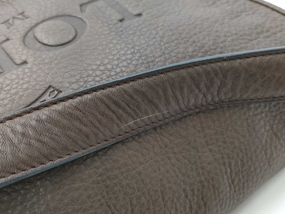 LOEWE Heritage Shoulder Bag Leather Brown Shoulder Bag