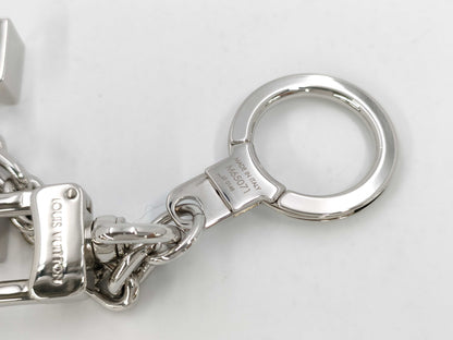 LOUIS VUITTON Porte Cle Initial Argent Keyring Keycase Keychain