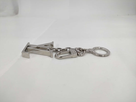 LOUIS VUITTON Porte Cle Initial Argent Keyring Keycase Keychain