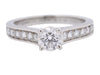 Cartier Etancell Half Eternity #45 D0.40ct Melee Diamond Pt950 3.6g Ring 