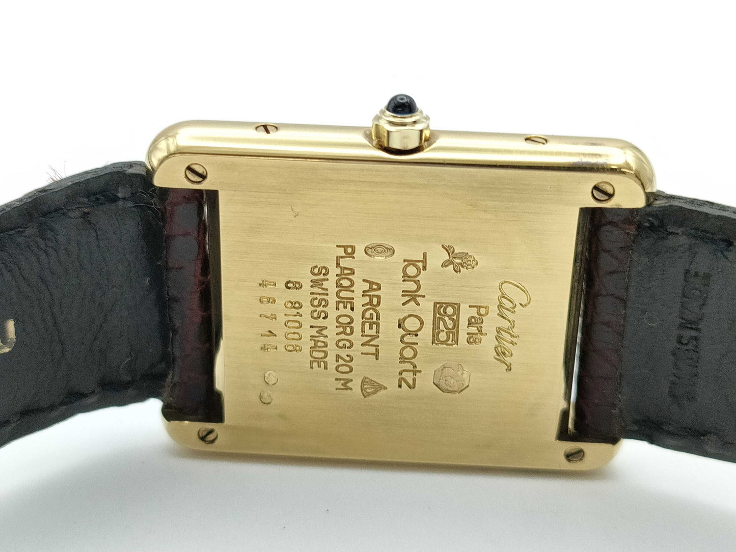 Cartier Tank Must LM 681006 46714 Quartz Red Dial Women's Watch