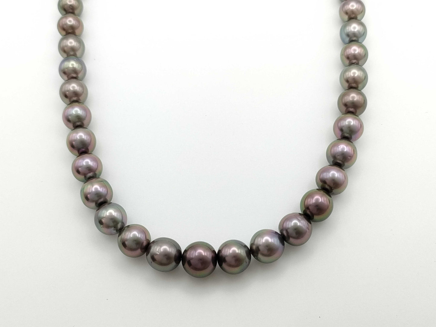 Aurora Lappy Black Butterfly Pearl Diameter Approx. 8.2-10.4mm SV925 53.3g Necklace 