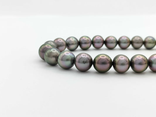 Aurora Lappy Black Butterfly Pearl Diameter Approx. 8.2-10.4mm SV925 53.3g Necklace 