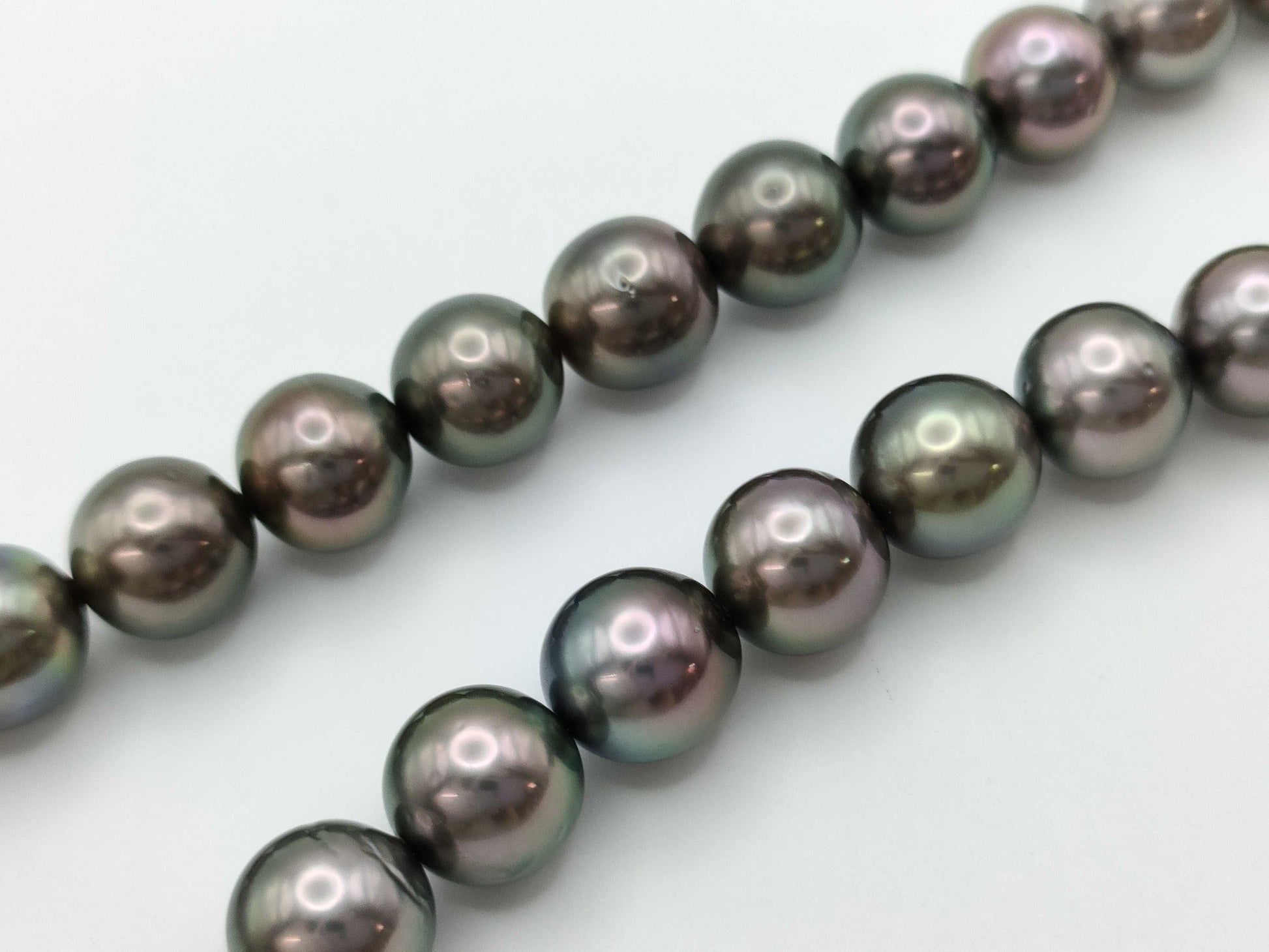 Aurora Lappy Black Butterfly Pearl Diameter Approx. 8.2-10.4mm SV925 53.3g Necklace 