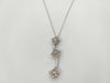 D0.83ct K18WG 4.4g Necklace 