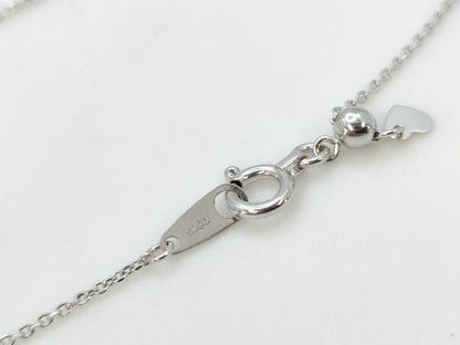 D0.83ct K18WG 4.4g Necklace 