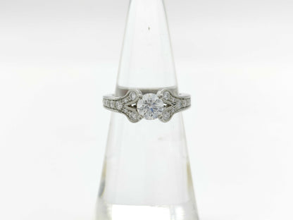 Cartier Ballerina D0.51ct #47 PT950 5.3g Ring 