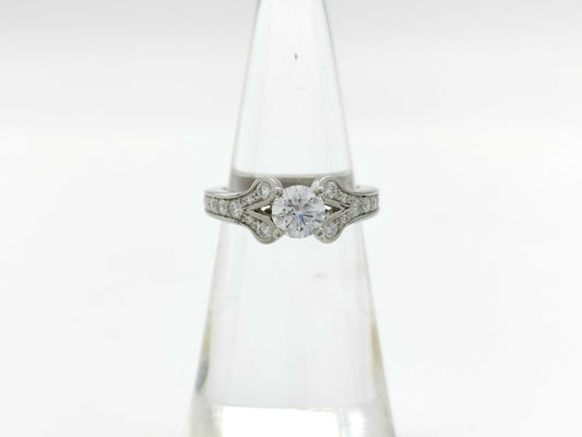 Cartier Ballerina D0.51ct #47 PT950 5.3g Ring 