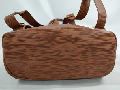 FENDI Leather Backpack Brown