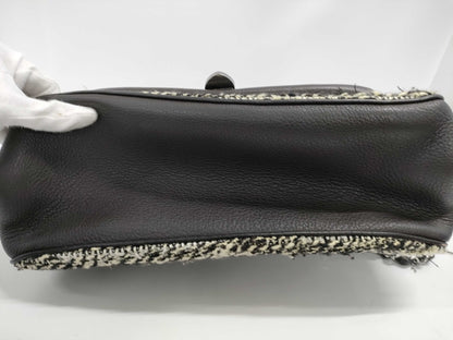CHANEL 2.55/Matelasse Chain Shoulder Bag Leather Tweed Shoulder Bag