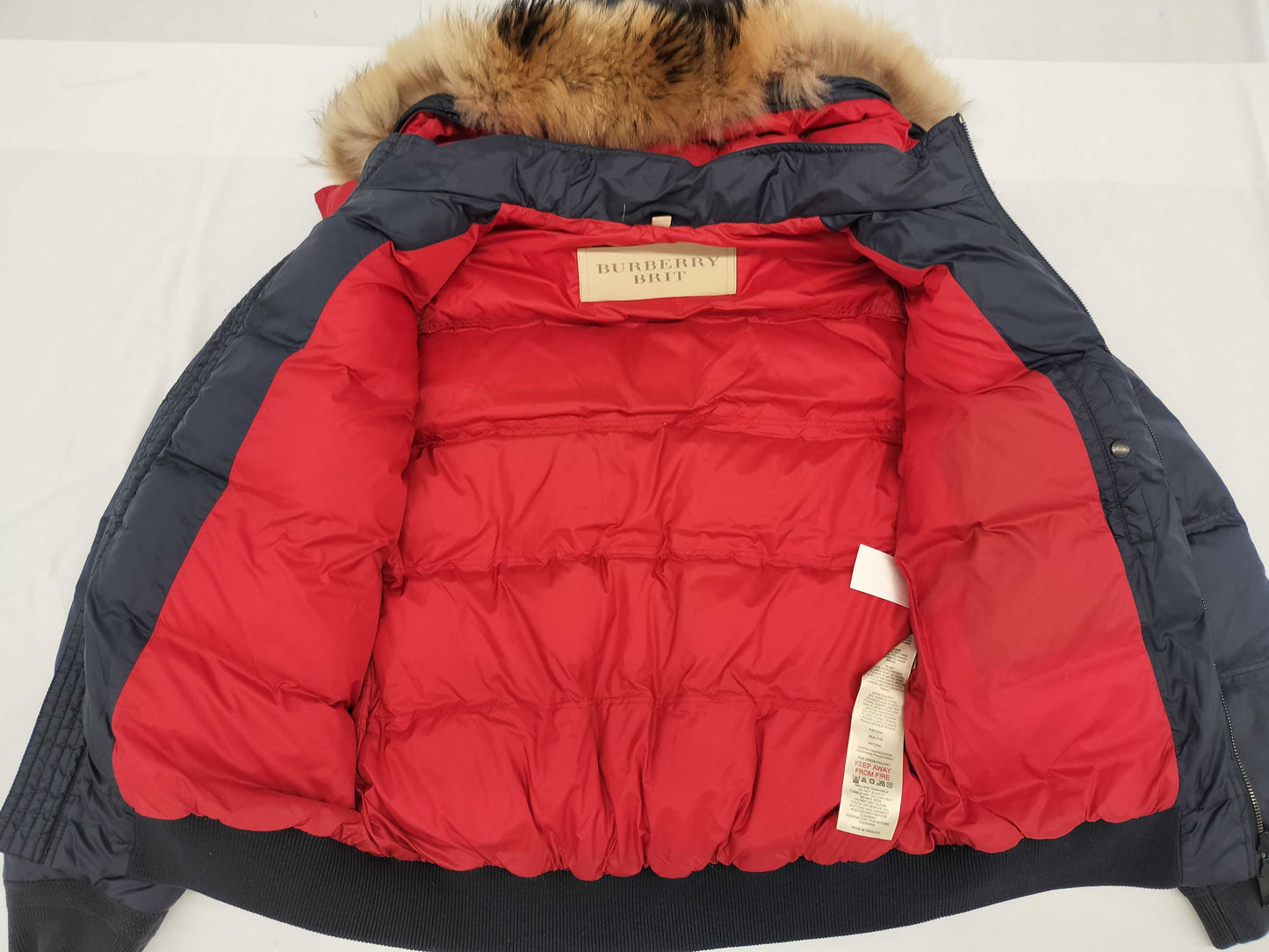 BURBERRY Down Navy Size L Jacket