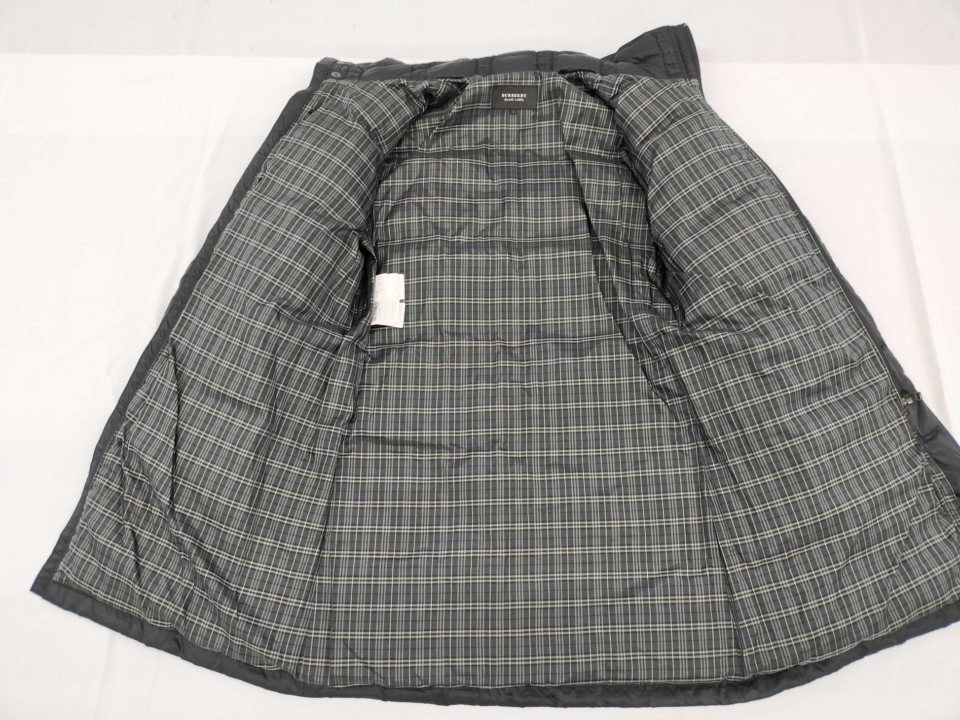 BURBERRY Down Coat, Black, Size L