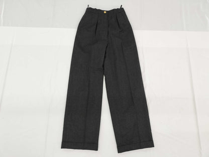 CHANEL Gray Size 36 Women's Pants