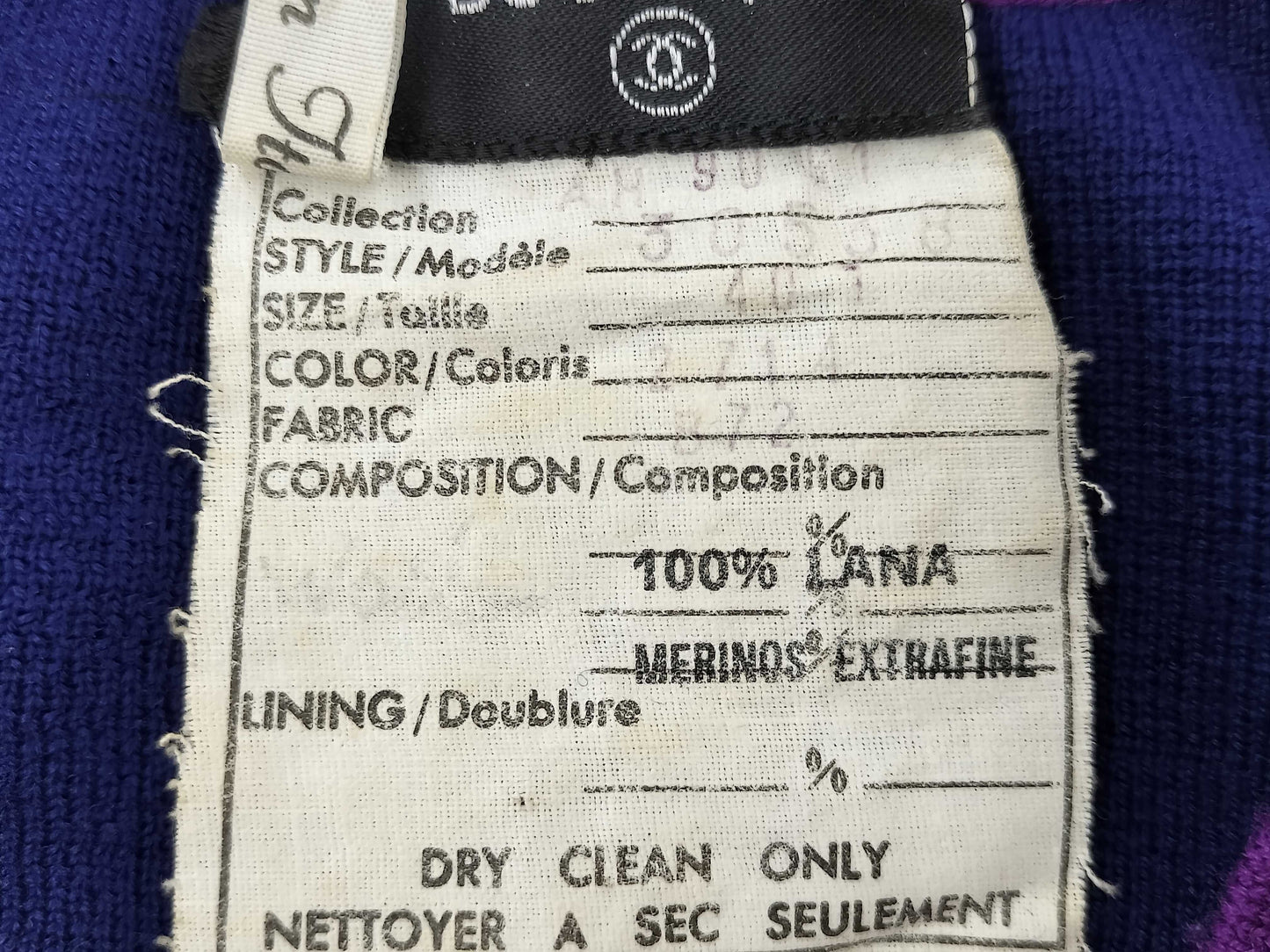 CHANEL Two-Tone Size 40 Women's Dress