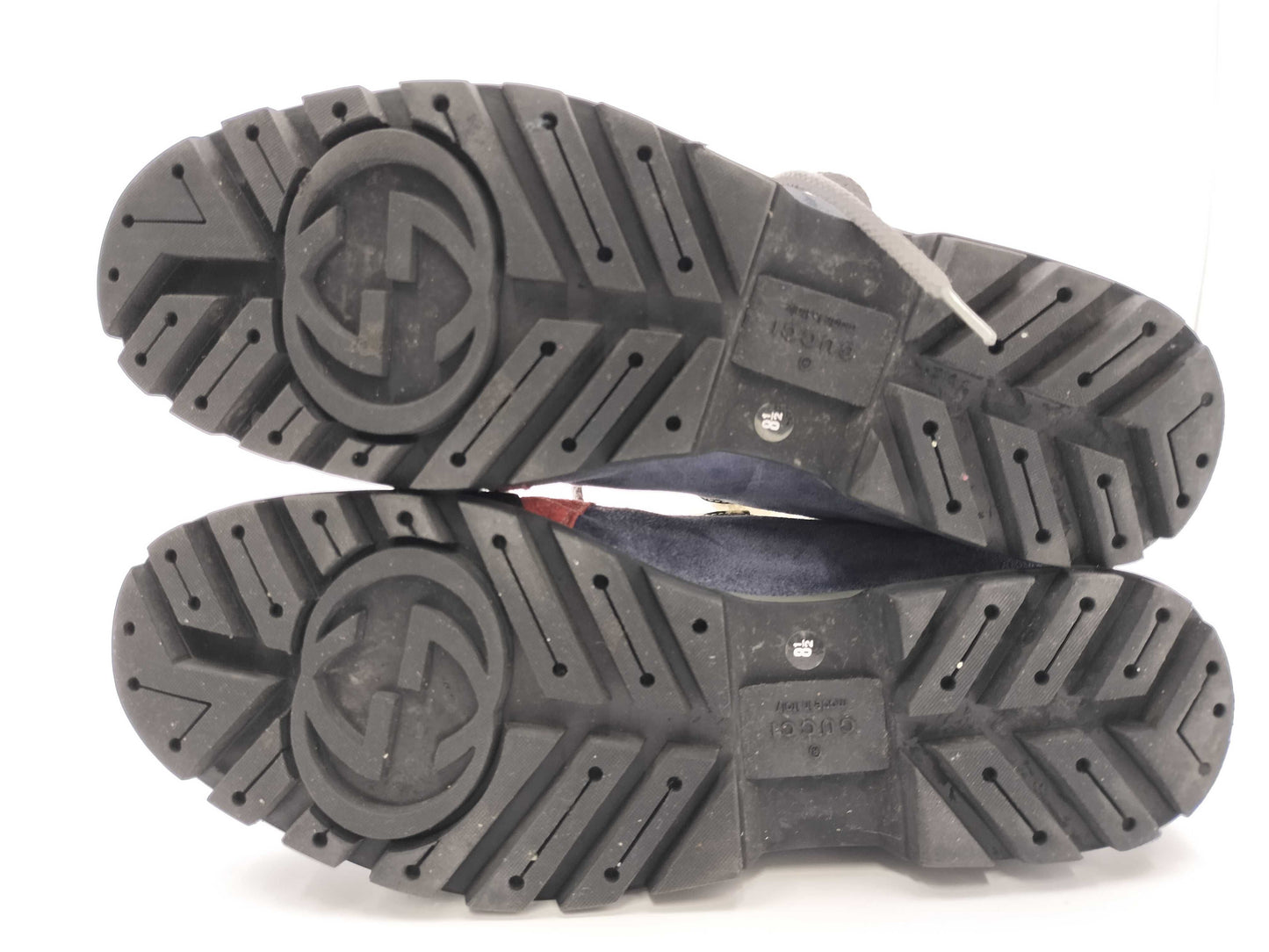 GUCCI Suede/Leather 269996 8 1/2 Sneakers