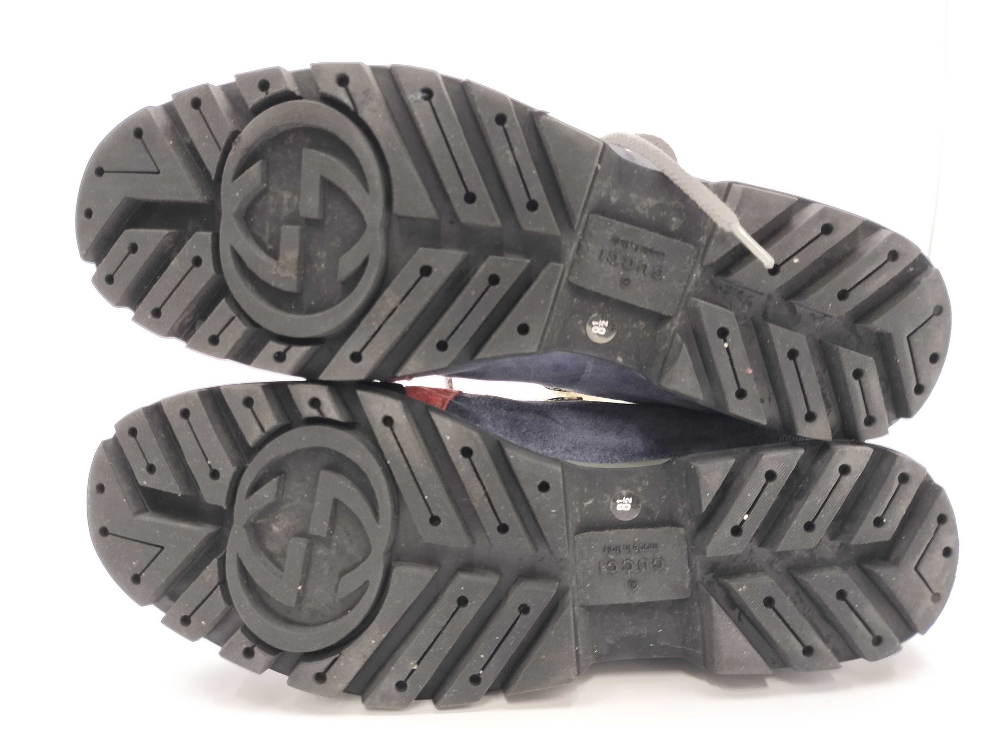 GUCCI Suede/Leather 269996 8 1/2 Sneakers