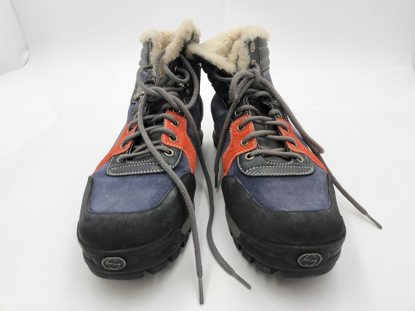 GUCCI Suede/Leather 269996 8 1/2 Sneakers