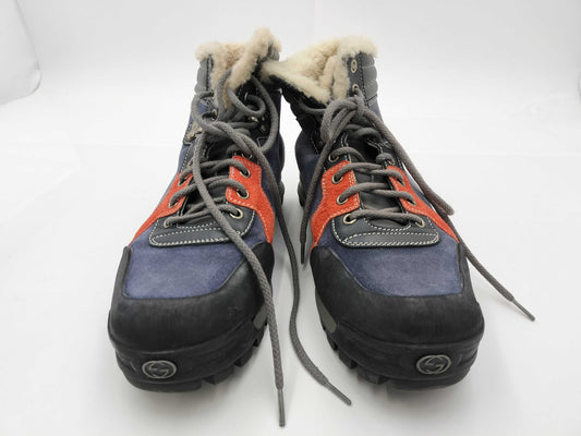 GUCCI Suede/Leather 269996 8 1/2 Sneakers