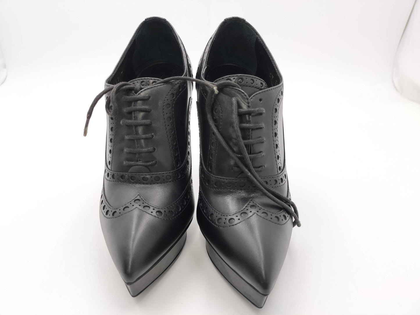 SAINT LAURENT Leather Boots SV328637 Size 37 Pumps