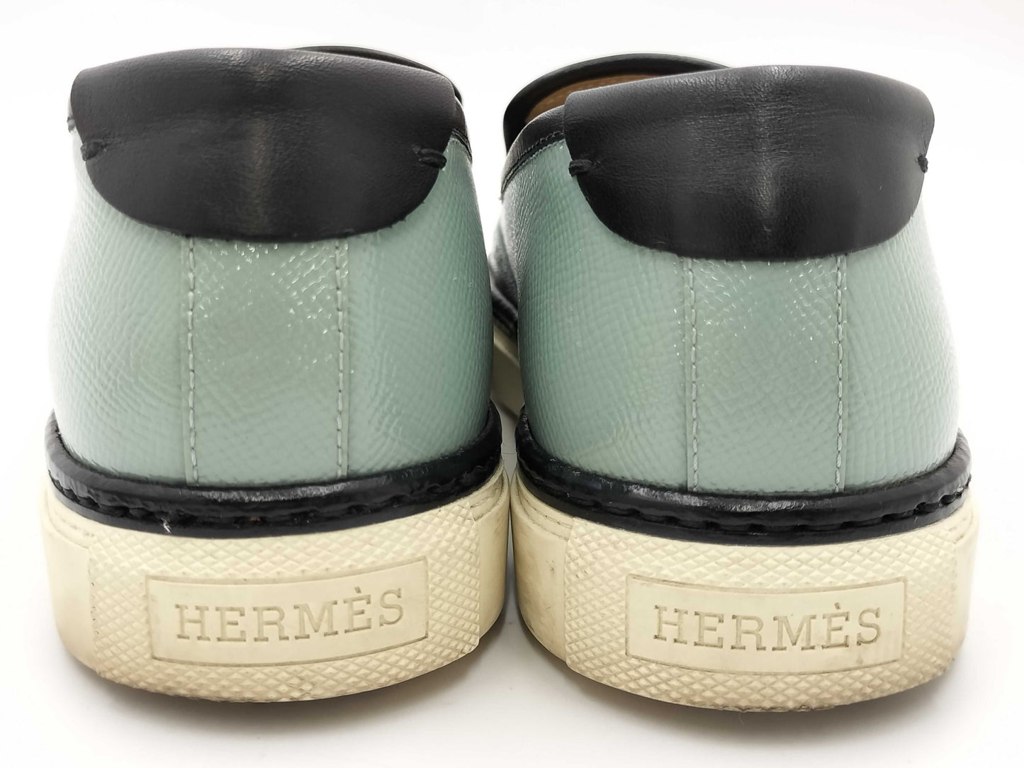 HERMES Slip-on Leather Two-Tone Size 36 1/2 Other Shoes