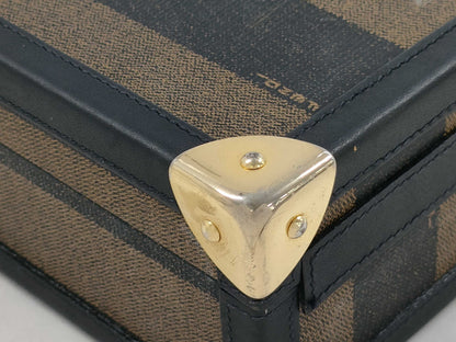 FENDI Pecan Mini Trunk Handbag