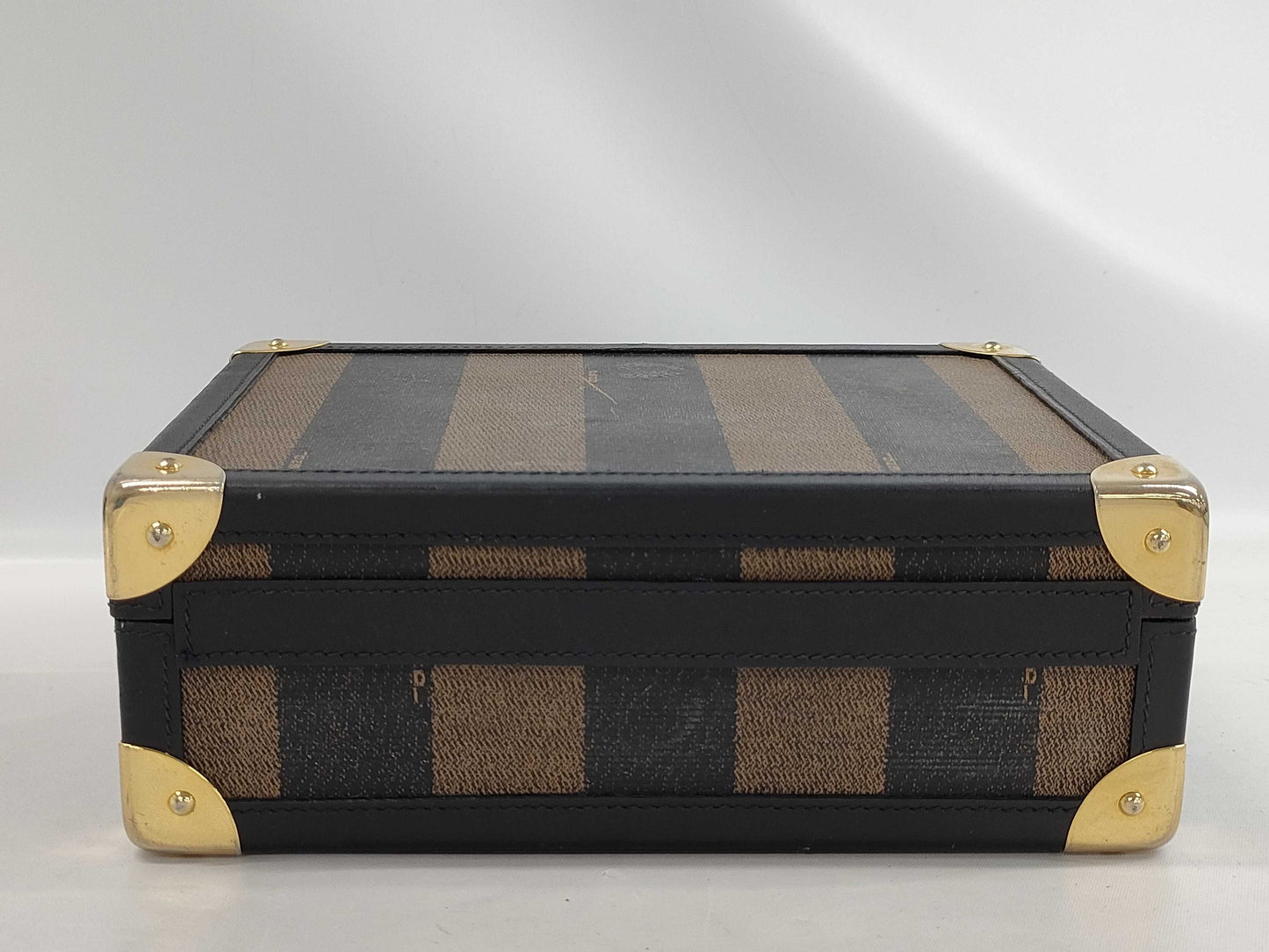 FENDI Pecan Mini Trunk Handbag