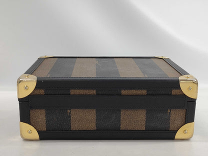 FENDI Pecan Mini Trunk Handbag