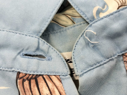 HERMES Mediterranean Precious Life Short Sleeve Polo Shirt, Size L, Tops