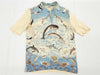 HERMES Mediterranean Precious Life Short Sleeve Polo Shirt, Size L, Tops