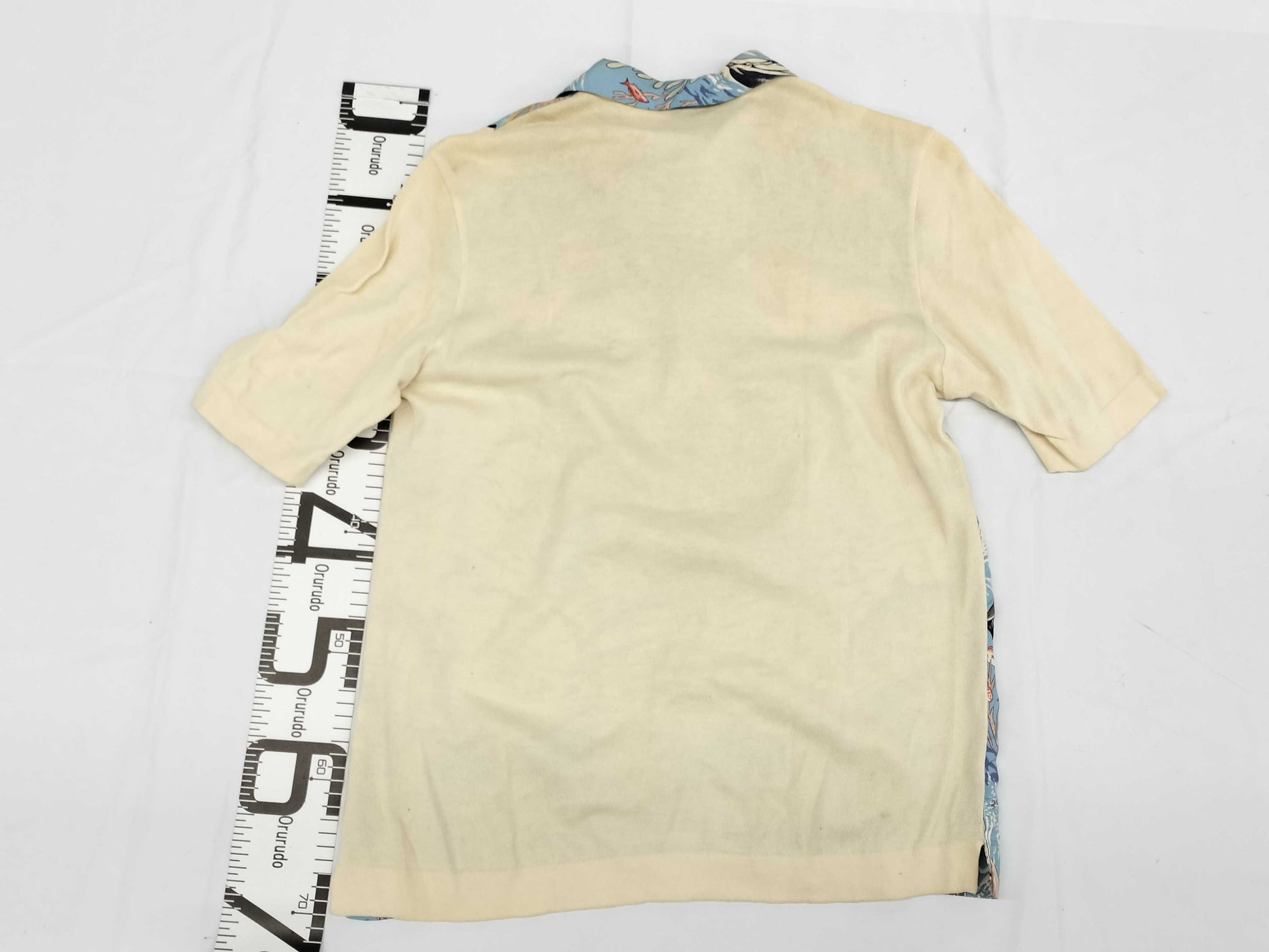 HERMES Mediterranean Precious Life Short Sleeve Polo Shirt, Size L, Tops