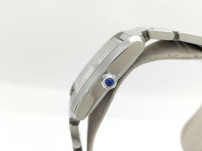 Cartier Tank Française LM W51002Q3 2302349921CD Automatic Silver Dial Unmoving Boys' Watch