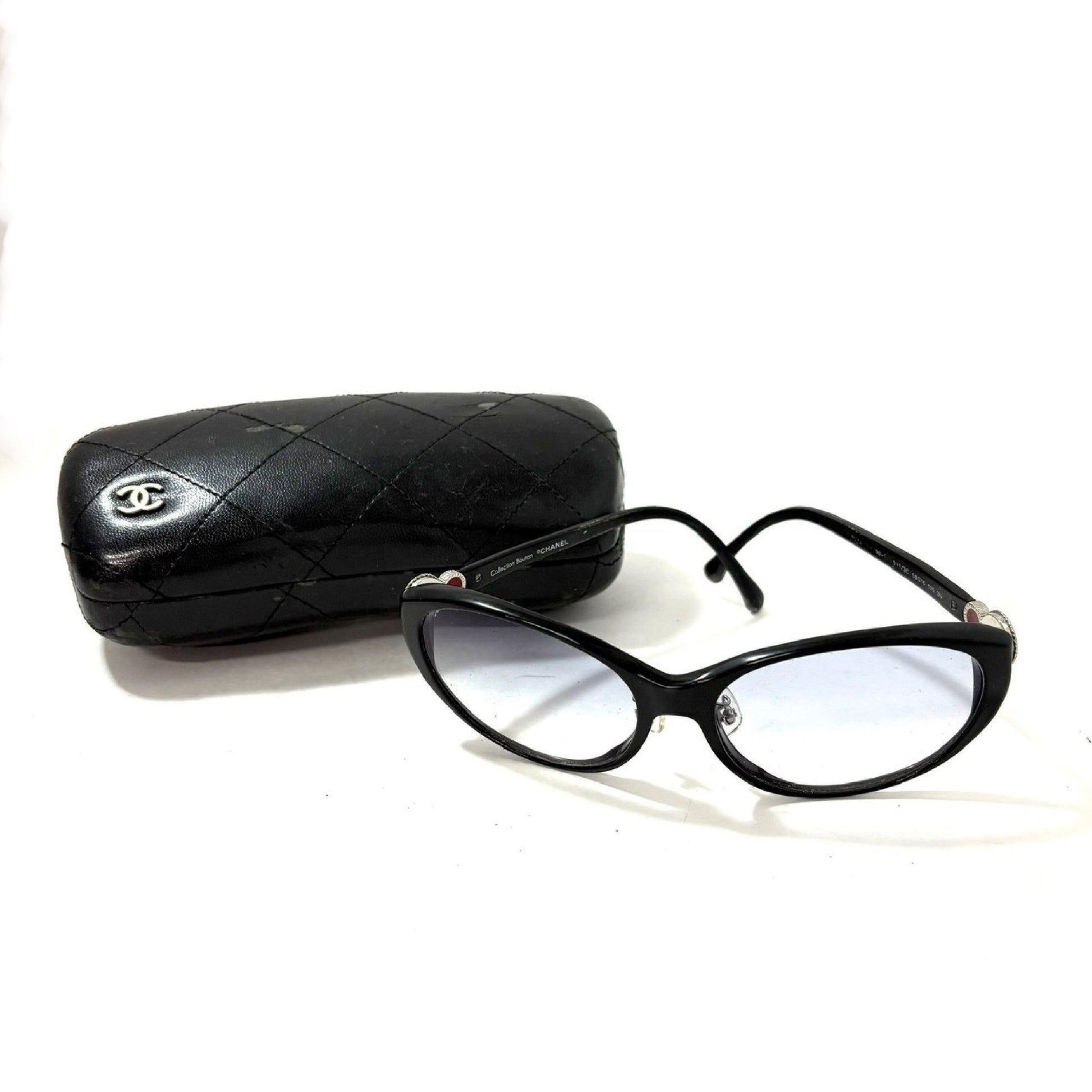  CHANEL Sunglasses Case with Prescription Lenses