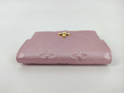 LOUIS VUITTON Monogram Empreinte, Brand New, Unused Louis Vuitton Portefeuille Victorine Metallic Empreinte Wallet, Box, Dust Bag