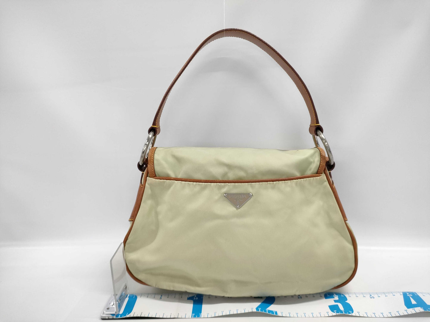 PRADA Prada Handbag Triangle Logo Shoulder Bag