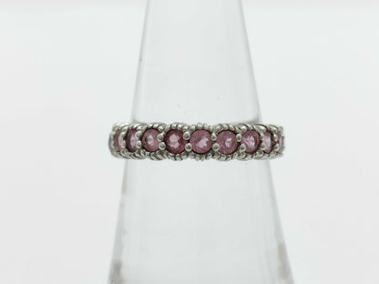 Colored Stone 0.70ct K18WG 3.9g Ring 