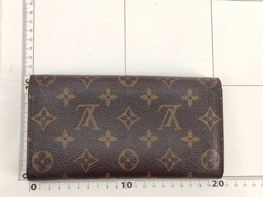 LOUIS VUITTON Monogram Louis Vuitton Monogram Portefeuille Sarah M61374/CT1029 Dust Bag Wallet