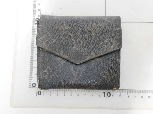 LOUIS VUITTON Monogram Louis Vuitton Monogram Porte Monnaie Carte Credit M61600 Wallet