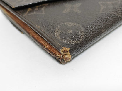 LOUIS VUITTON Monogram Louis Vuitton Monogram Porte Monnaie Carte Credit M61600 Wallet