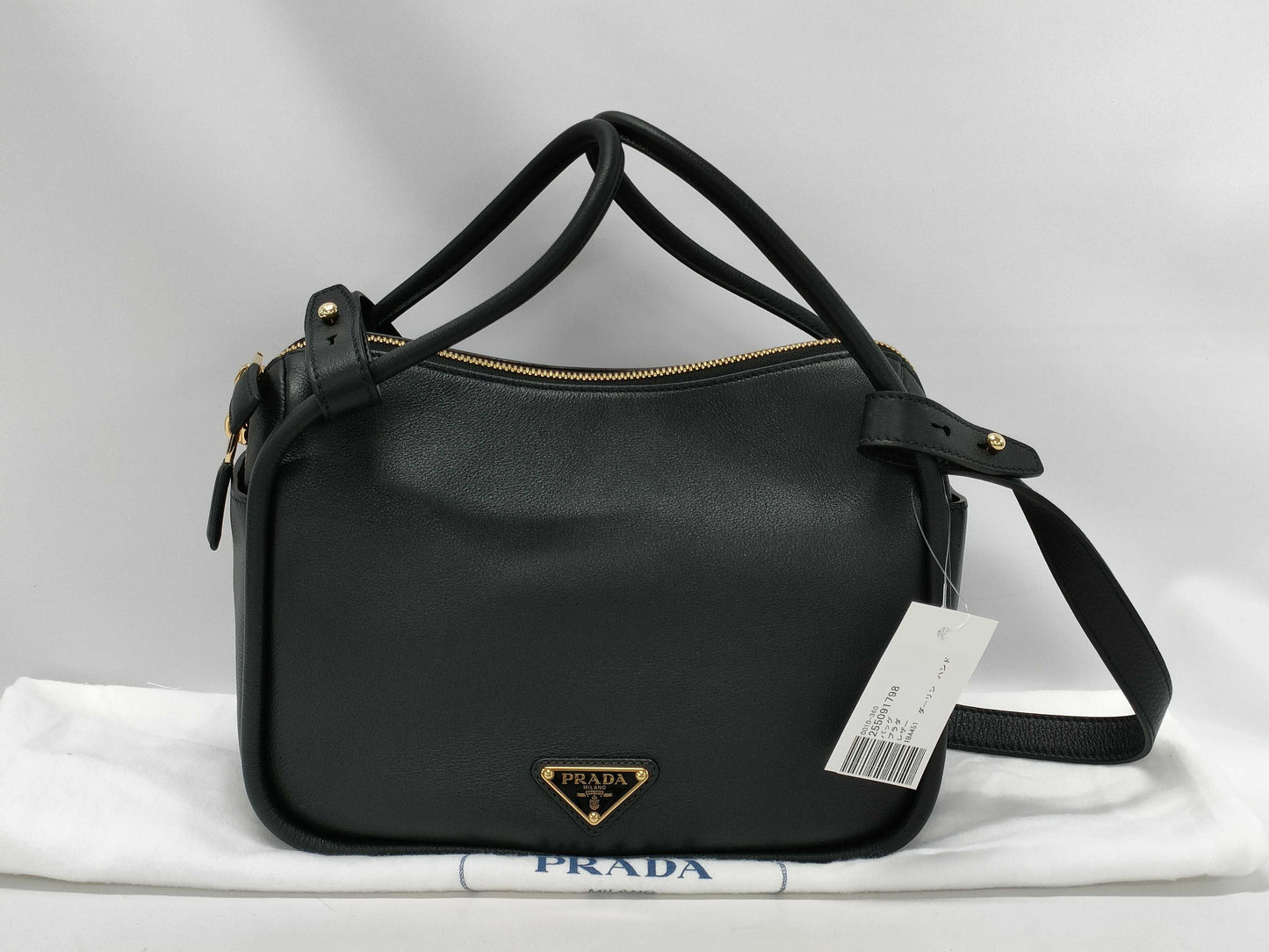 PRADA 1BA451 Darling Hand Shoulder Bag NFC/RFID Chip Readable Shoulder Bag