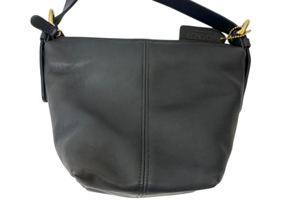 COACH Black Leather Shoulder Bag Shoulder Bag