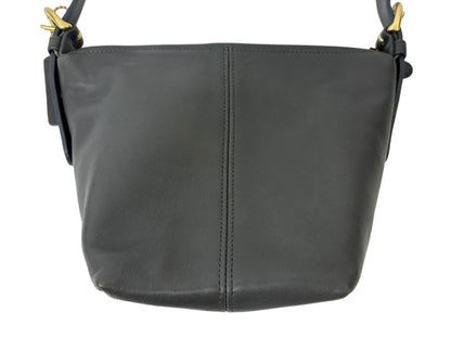 COACH Black Leather Shoulder Bag Shoulder Bag