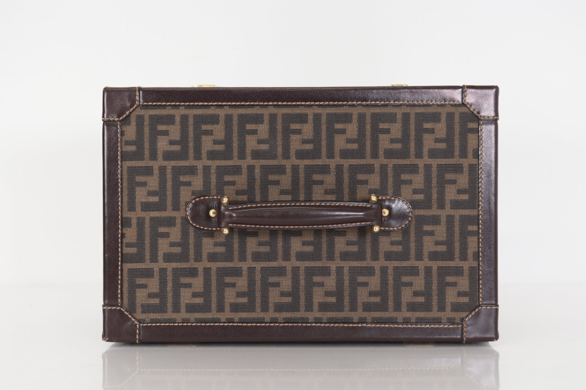 FENDI Vanity Handbag with Dial Lock Mirror