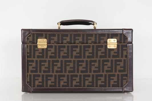 FENDI Vanity Handbag with Dial Lock Mirror