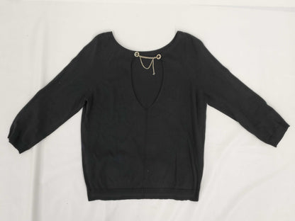 LOUIS VUITTON Cut and Sew Top with Chain, Size S